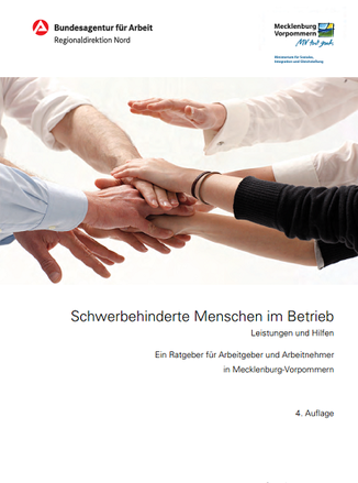 Deckblatt des Ratgebers für Arbeitgeber und Arbeitnehmer in Mecklenburg-Vorpommern