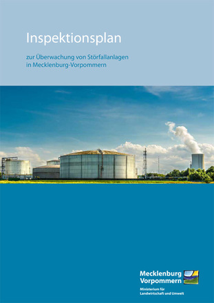 Titelseite Inspektionsplan zur Überwachung von Störfallanlagen in Mecklenburg-Vorpommern