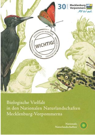 Titelblatt Broschüre Biologische Vielfalt in den NNL MV