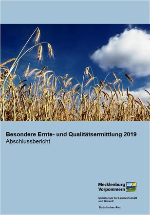 Titel Besondere Ernte-und Qualitätsermittlung 2019 - Abschlussbericht