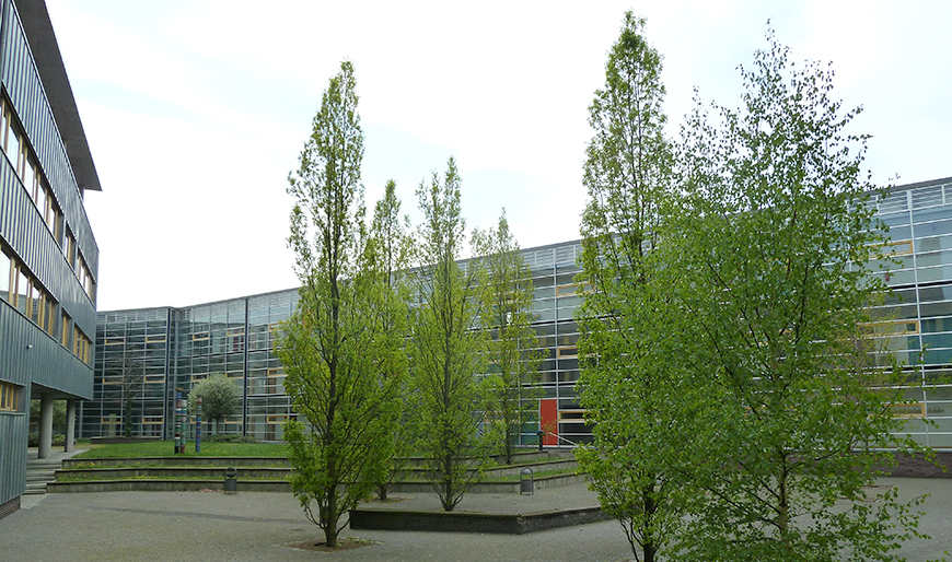 Der Warener Standort des Regionalen Beruflichen Bildungszentrums Müritz – ein Neubau (Grundsteinlegung Januar 1995, Schlüsselübergabe und Einweihung 1996)