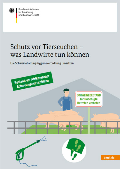 Cover Broschüre ASP-Landwirte BMEL