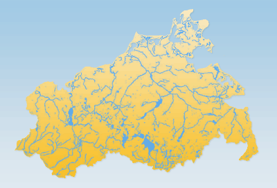 Gewässerkarte von Mecklenburg-Vorpommern