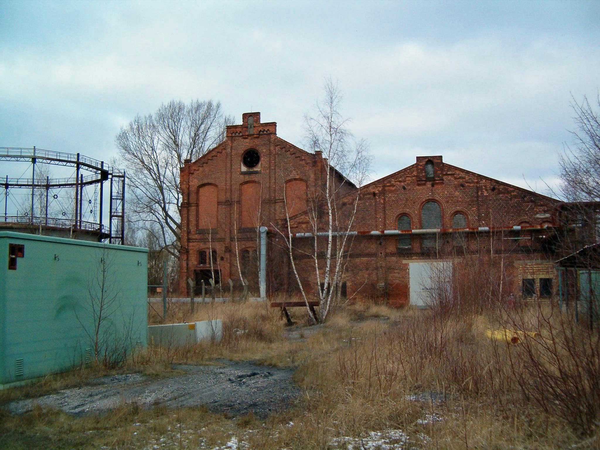 Ehemaliges Gaswerk Rostock, altes Gasometer-Gebäude Foto: Gesellschaft für Abfallwirtschaft und Altlasten Mecklenburg-Vorpommern