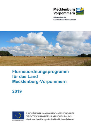 Titelseite Flurneuordnungsprogramm für das Land M-V 2019