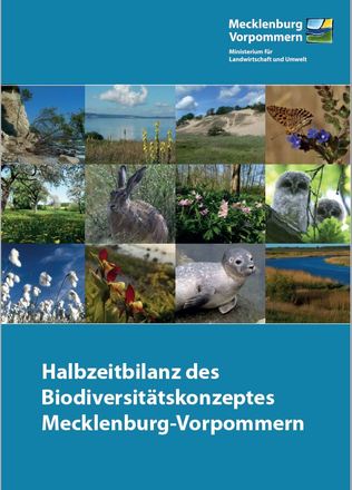 Titelseite der Broschüre zur Halbzeitbilanz des Biodiversitätskonzeptes