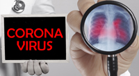 Symbolbild einer Lunge mit dem Schriftzug Coronavirus © stockadobe.com