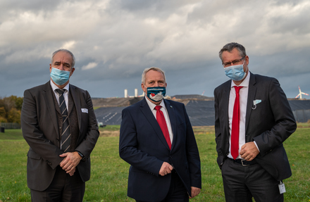 vlnr. H.Forster, T. Backhaus, M. Kersten Foto: LM