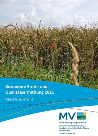 Titel Besondere Ernte-und Qualitätsermittlung 2021 - Abschlussbericht