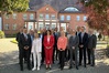 Justizministerin Jacqueline Bernhardt (vorn Mitte) und die Präsidenten, die Präsidentin der Gerichte, der Generalstaatsanwältin und den Leitenden Oberstaatanwältinnen und Leitenden Oberstaatsanwälten in Mecklenburg-Vorpommern. @JM
