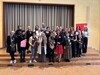 Frau Ministerin Jacqueline Bernhardt (1. Reihe, 2.v.r.) mit den Teilnehmenden von mentoringKUNST / Quelle: JM