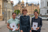 v.l. Prof. Dr. Josephine Maria Thomas, Staatssekretärin Susanne Bowen,  Prof. Dr. iur. Laura Schmitt (Foto: WKM)