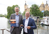 Wirtschaftsminister Dr. Wolfgang Blank (r.) bei der Vorstellung der Wassertourismusstudie MV (© Danny Gohlke)