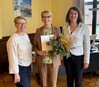 v.l.n.r.: Staatssekretärin Babette Bohlen, Direktorin des Amtsgerichts Katja Surminski, Ministerin Jacqueline Bernhardt / Quelle: JM