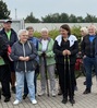 Ministerin Drese beim Nordic Walking