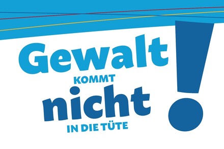 Aktion „Gewalt kommt nicht in die Tüte“