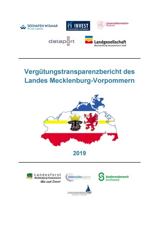 Titel Vergütungstransparenzbericht 2019 des Landes Mecklenburg-Vorpommern