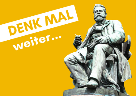 Fritz-Reuter-Denkmal, Postkartenmotiv 2026  © WKM