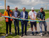 Wirtschafts- und Verkehrsminister Dr. Wolgang Blank (M.) bei der Verkehrsfreigabe (© WM)