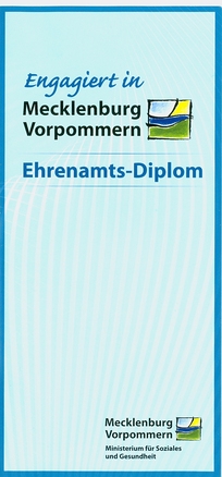 Deckblatt Flyer Ehrenamtsdiplom