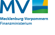 Logo "MV tut gut" mit der Unterzeile "Finanzministerium" (Interner Link:  Startseite des Finanzministeriums)