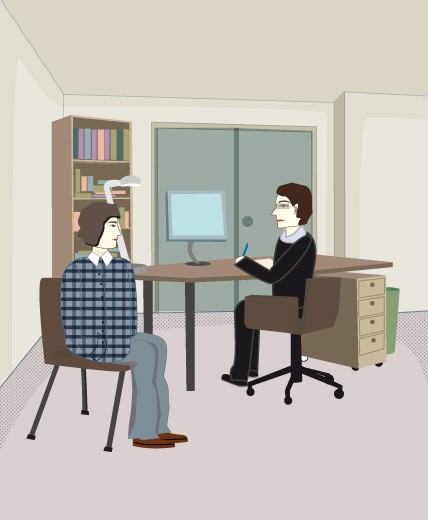 grafische Abbildung einer Behandlungsmassnahme in der Jugendanstalt