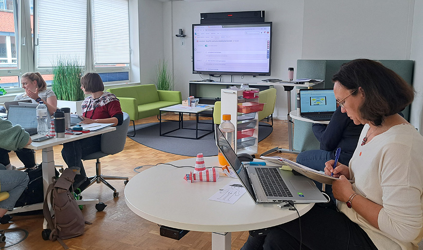 Blick in einen Seminarraum, Foto: Anne Härting