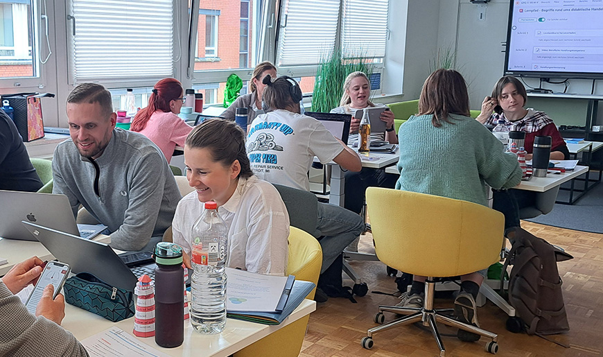 Blick in einen Seminarraum, Foto: Anne Härting