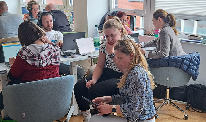 Blick in einen Seminarraum, Foto: Anne Härting