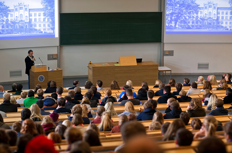 Vorlesung an der Universität Rostock, Foto: Jens Büttner