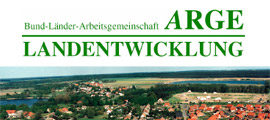 Logo von ARGE Landentwicklung und Luftbild