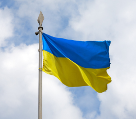 Ukrainische Flagge