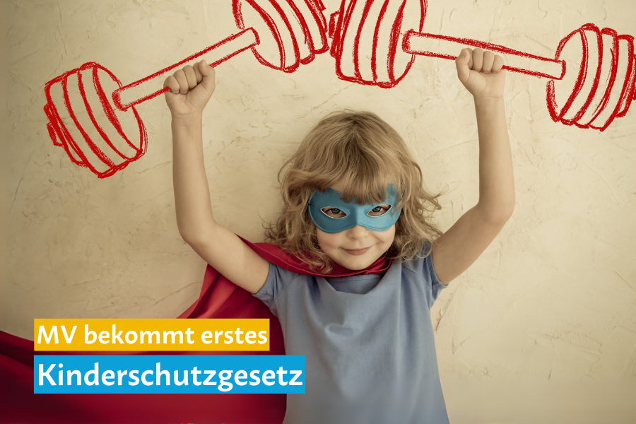 Symbolbild Kind als Superheld 