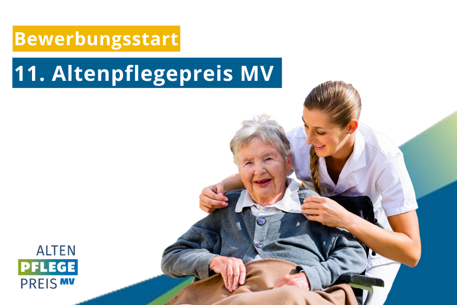 Symbolbild einer älteren Dame und einer Pflegefachkraft