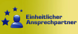 Figur mit Schriftzug Einheitlicher Ansprechpartner 