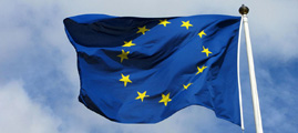 Die Europaflagge (Externer Link: zum Europaportal des Landes mit allen Informationen zu den EU-Fonds, zu Europathemen in MV sowie MV in Europa)