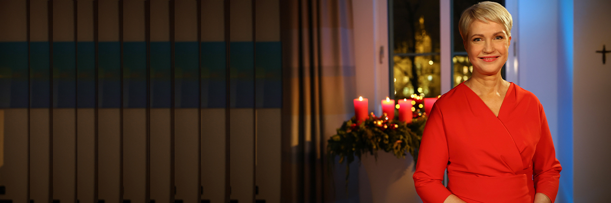 Ministerpräsidentin Manuela Schwesig bei ihrer Weihnachtsansprache 2025
