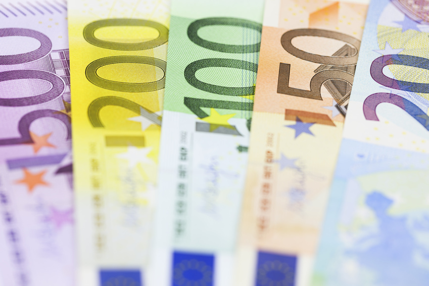 Geldscheine von 20 bis 500 Euro