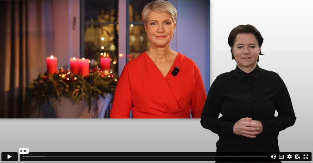 Video starten: RP Weihnachtsansprache 2025 Video