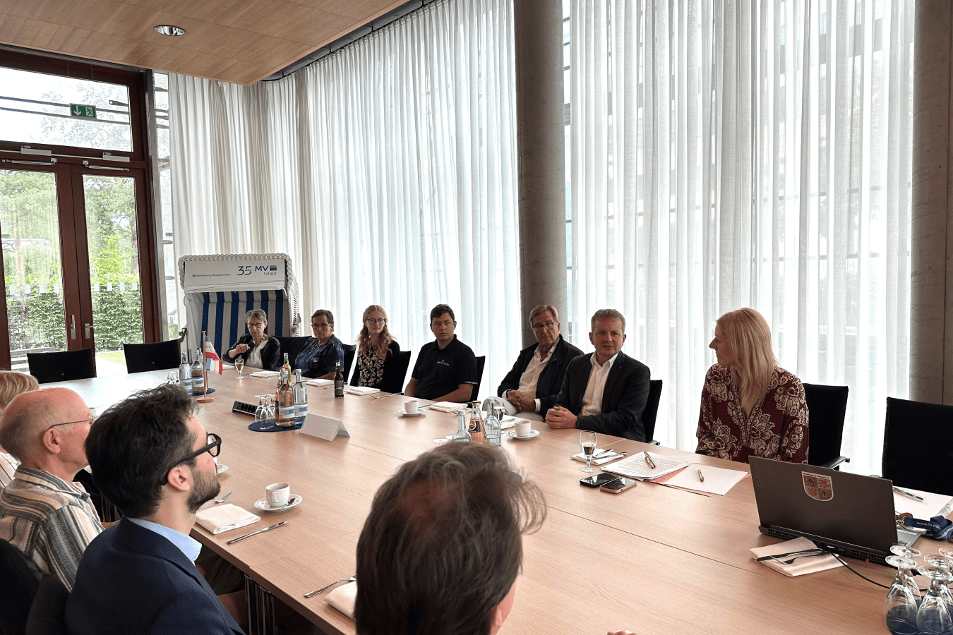 Gespräche über das Ehrenamt in Berlin.