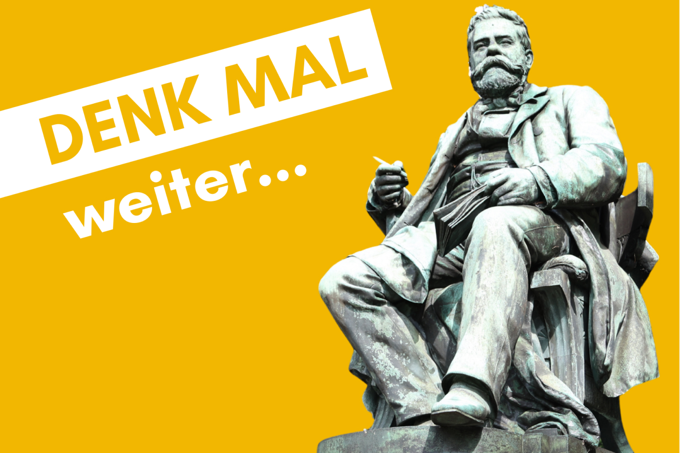 Fritz-Reuter-Denkmal, Postkartenmotiv 2026 © WKM MV