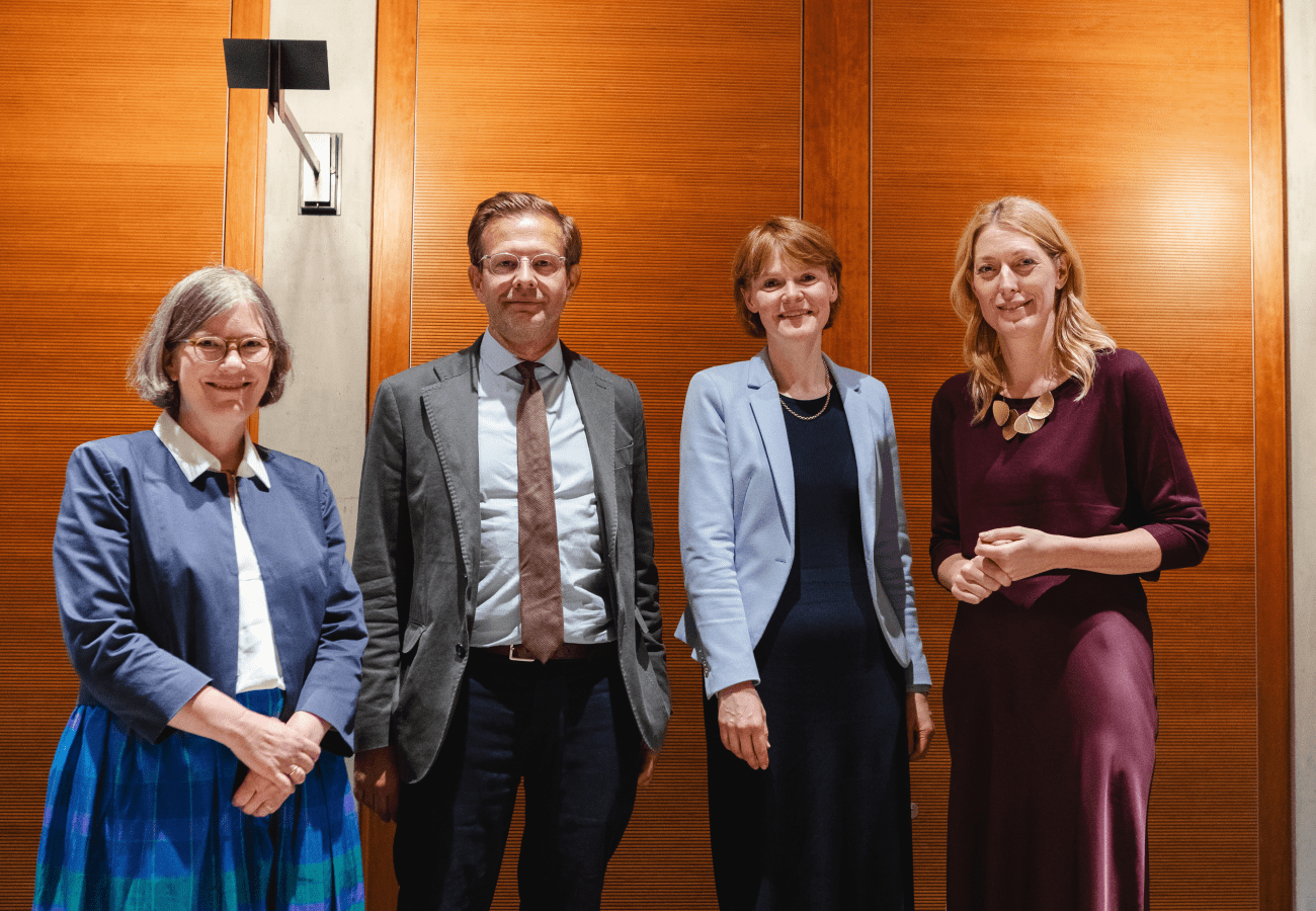 Die Protagonisten des Festabends zum 250. Geburtstag von Caspar David Friedrich.