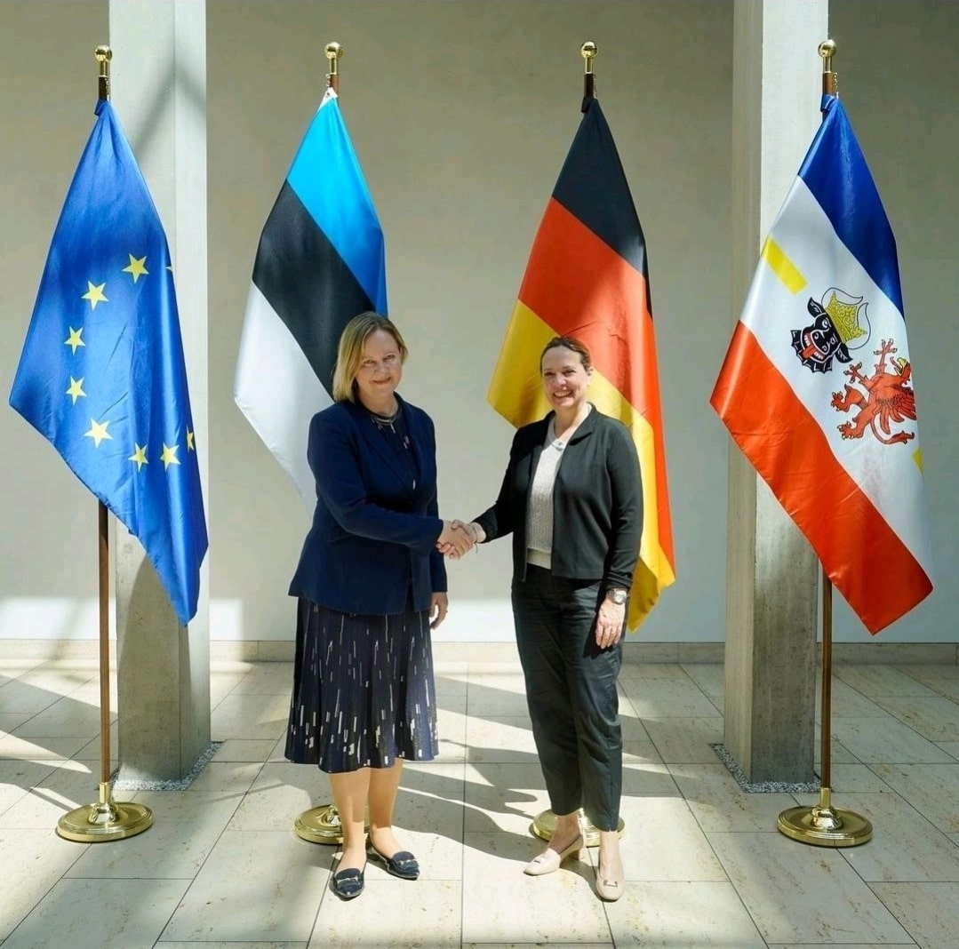 Staatssekretärin Jutta Bieringer traf sich am 27. Juni 2024 mit der Botschafterin der Republik Estland I. E. Marika Linntam zu einem Gespräch über die engere Zusammenarbeit im Ostseeraum.