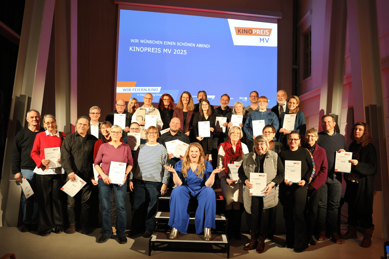 Gruppenfoto Kinopreis MV - 2025 © Sabrina Scholz, WKM