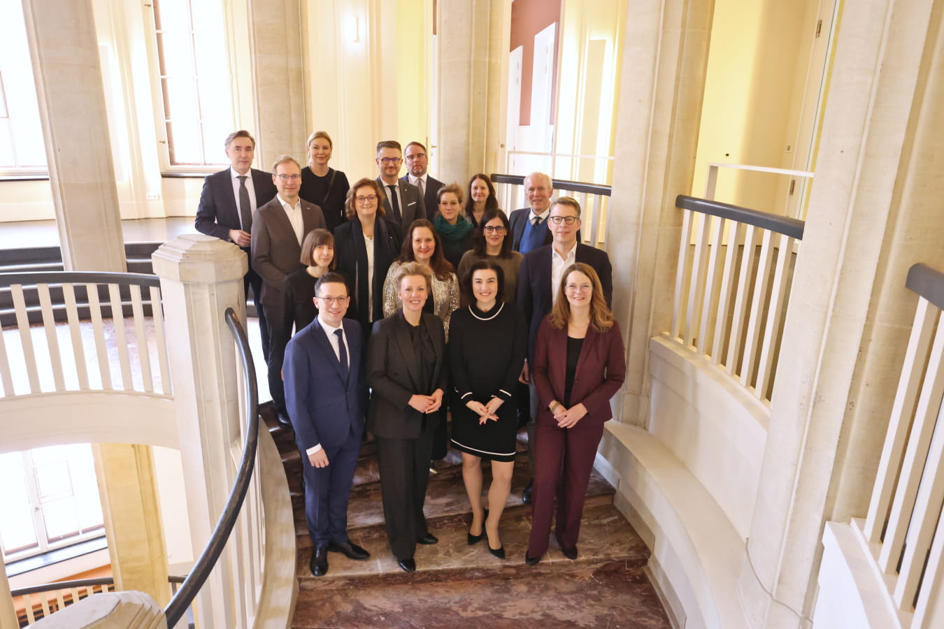 Wissenschaftsministerinnen und -minister aus Bund und Ländern vor ihrer Tagung in Schwerin © Danny Gohlke