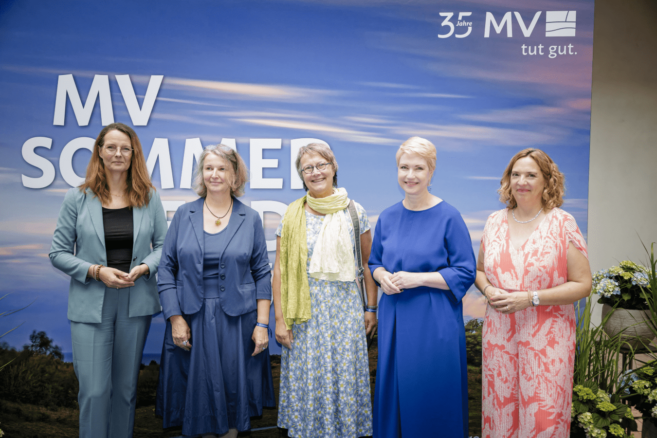 Das Ehrenamt durfte nicht fehlen; hier mit der „Frau des Jahres“ 2025, Yvette Dinse.